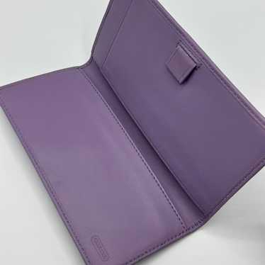 Vintage Coach Checkbook Holder Lilac