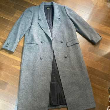 Leilian Gray Double-Breasted Coat Size 9