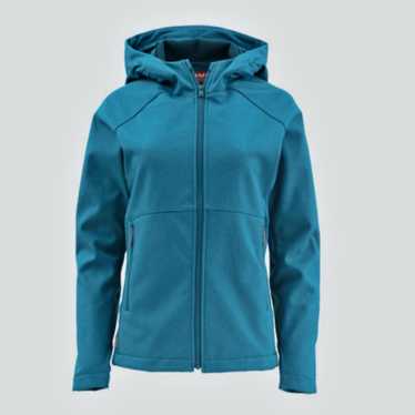 SIMMS Women's Katafront Hoody Teal Size Large