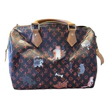 Louis Vuitton Speedy cloth handbag