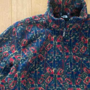 THE NORTH FACE fleece jacket with geometric patter