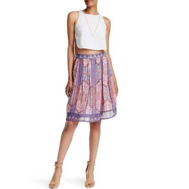 LUCKY BRAND | Tapestry Print Boho Purple and Pink 