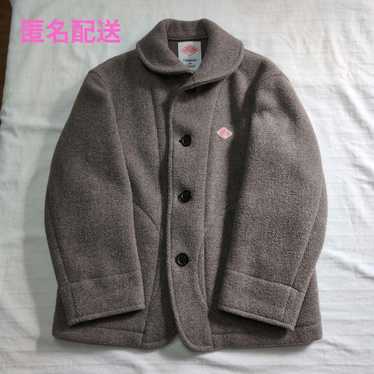 ダントン MEN'S WOOL PILE ROUND COLLAR JACKET DANTON WOOL PILE ROUND COLLAR JACKET BLOUSON 36 S CHARCOAL