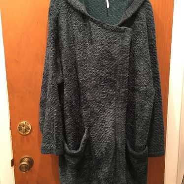 FREE PEOPLE hooded sweater coat