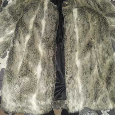 Faux fur jacket