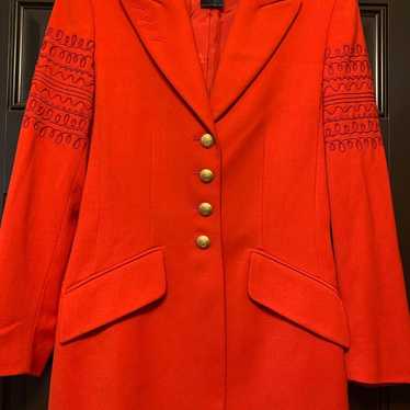 Escada Margaretha Ley Red Cashmere Wool