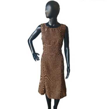 Sag Harbor Brown Sleeveless Dress, Size 10