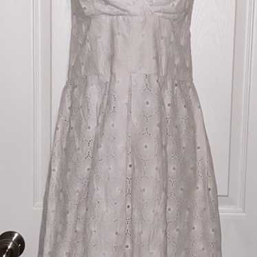 Vintage Lilly Pulitzer White Eyelet Dress White La