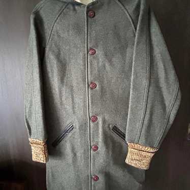 トップス 60s SKOOKUM shooting cardigan Vintage 1950s of 1960s Skookum Black Wool Shooting Hunting