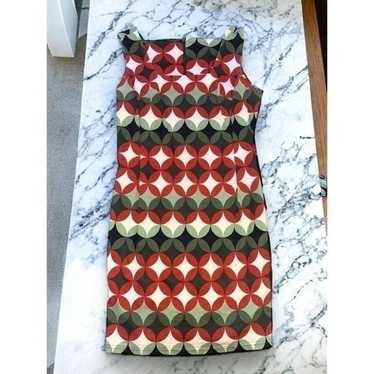 Vintage 90’s Luly K Women’s Pencil Geometric Dress