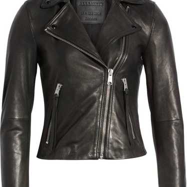 All Saints NEW Dalby Leather Biker Jacket M