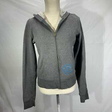 PINK VS University of Pink Gray Full Zip Hoodie (L