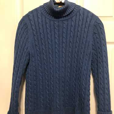 L l Bean vintage women turtleneck size Medium. Mad