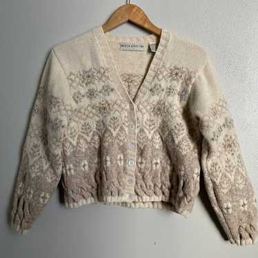 Vintage Cottagecore Cardigan Sweater