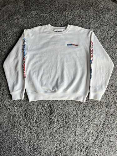 Chrome Hearts USA scroll logo crewneck