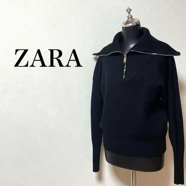 ZARA Zippered Knit Sweater