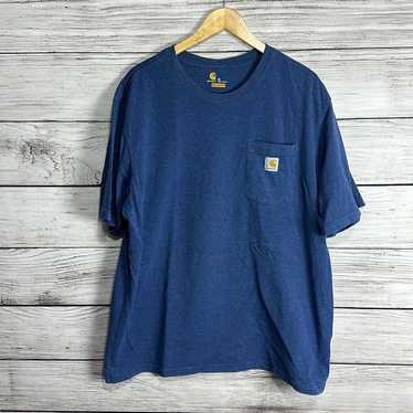 Carhartt Original Fit Basic Blue Tee Shirt XL