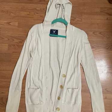 VTG American Eagle cream cardigan