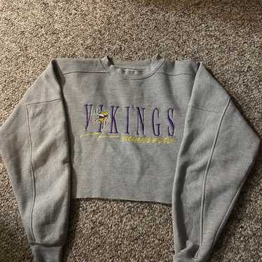 Minnesota Vikings Cropped Sweatshirt