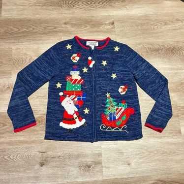 Vintage Tiara International Christmas Sweater