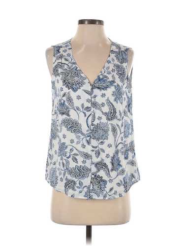 Calvin Klein Women Blue Sleeveless Blouse S