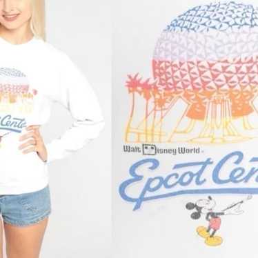 Epcot Center Sweatshirt 90s Walt Disney World Swea