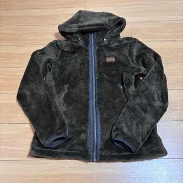 The North Face Boa Parka Boa Fleece Brown L White 