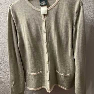 Vintage Laura, Ashley wool Cardigan size xl