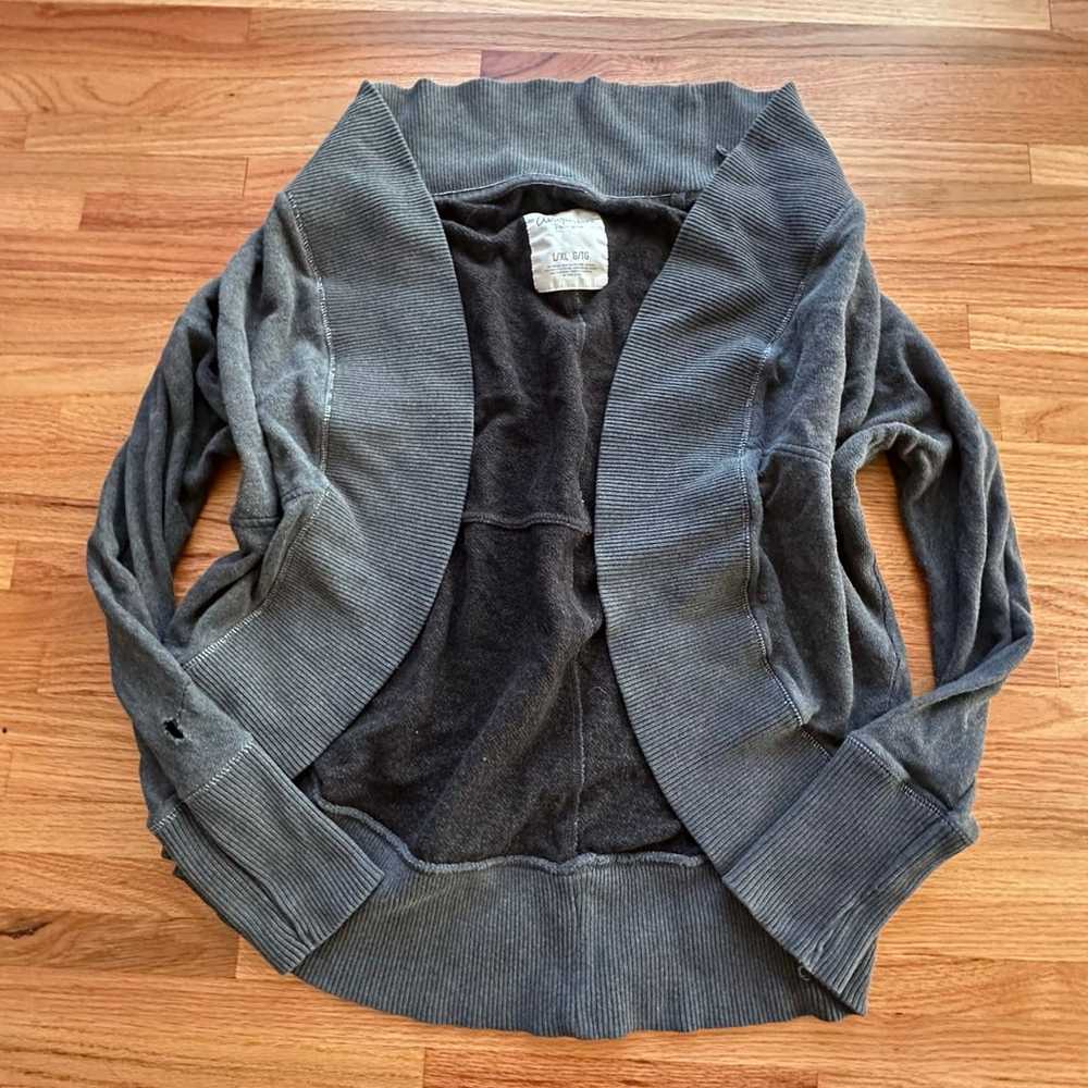 VINTAGE x AEROPOSTALE y2k  Dark Gray Cozy Grandpa… - image 1