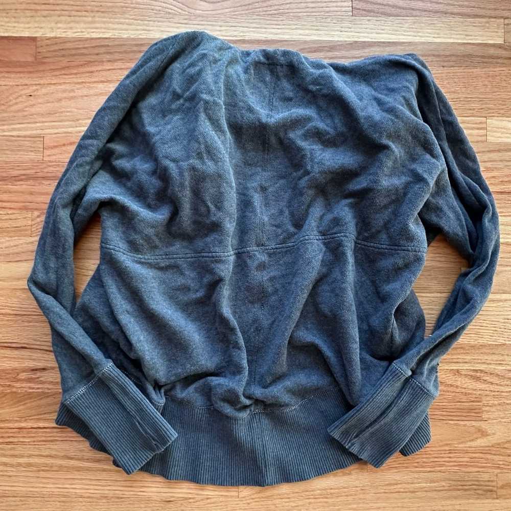 VINTAGE x AEROPOSTALE y2k  Dark Gray Cozy Grandpa… - image 2