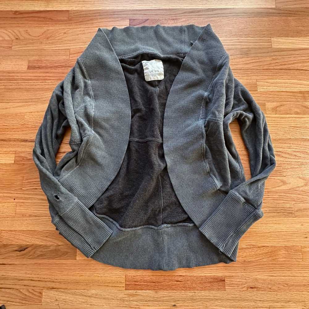 VINTAGE x AEROPOSTALE y2k  Dark Gray Cozy Grandpa… - image 3