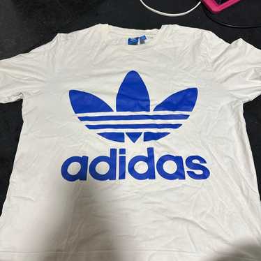 adidas logo T-shirt, size L, white