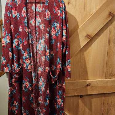 LuLaRoe Vintage Floral Sarah Cardigan