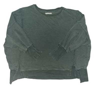 Free People Camden Sweater In Olive Green