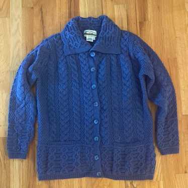 Aran Crafts blue Sweater size large