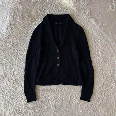 "90s Ralph Lauren" cable knit cardigan L