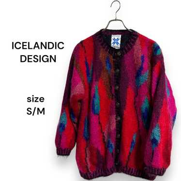 Rare 【ICELANDIC DESIGN】 Vintage Cardigan Mohair