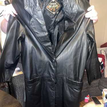 Charles klein leather coat - Gem