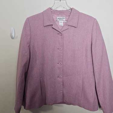 Pendleton Vintage Wool Blazer Women's Pink Size 12