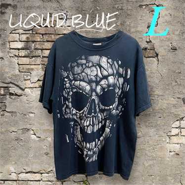 LIQUID BLUE Vintage Liquid Blue Skull T-shirt L