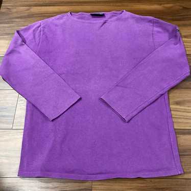 SAINT JAMES Purple Long Sleeve T-Shirt