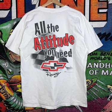 Vintage Y2K 00s Chevy Racing NASCAR Tee Size L