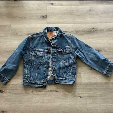 Levis crop Denim jean jacket S