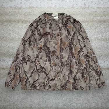 Vintage Remington Hunting Camo Shirt Polyester Lon