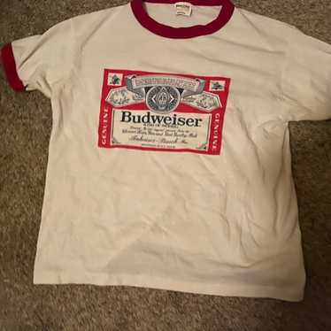 Vintage budweiser shirt