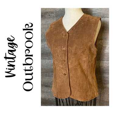 Outbrook Vintage 90s Suede Leather Vest