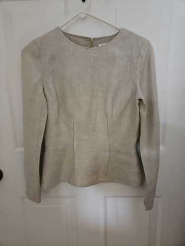トップス OLD GAP Vintage Linen Shirt Beige L 100% Linen Oversized Shirt | Gap