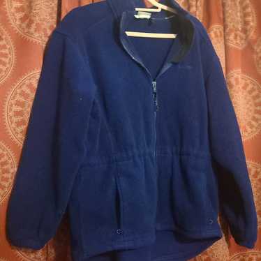 L. L. Bean womens large fleece coat