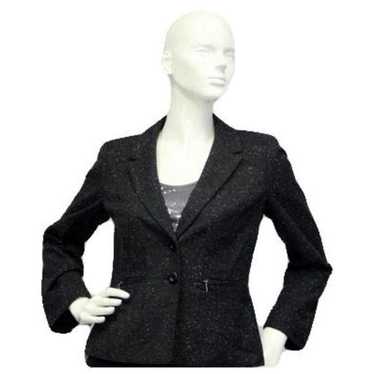 Halogen Black with White Specs Blazer