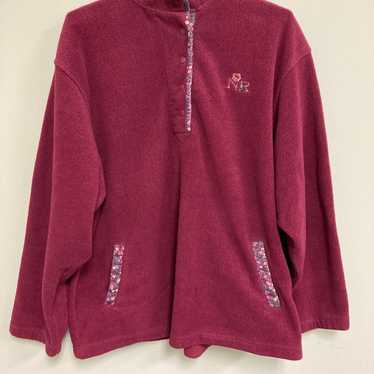 Vintage Northern Reflections Floral Quarter Fleece